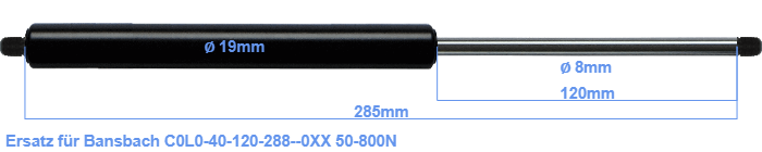 Bansbach C0L0-40-120-288--0XX