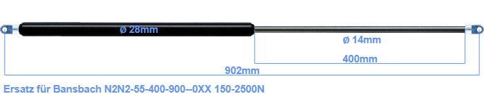 Bansbach N2N2-55-400-900--0XX