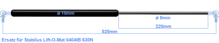 Stabilus Lift-O-Mat 0404IB