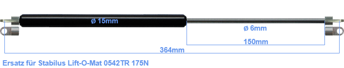 Stabilus Lift-O-Mat 0542TR