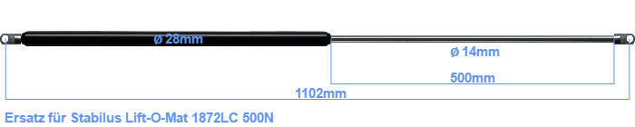 Stabilus Lift-O-Mat 1872LC