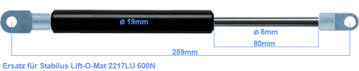 Stabilus Lift-O-Mat 2217LU