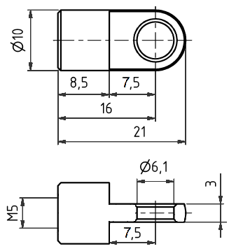 Ersatz für Stabilus Lift-O-Mat 082449 0250N 