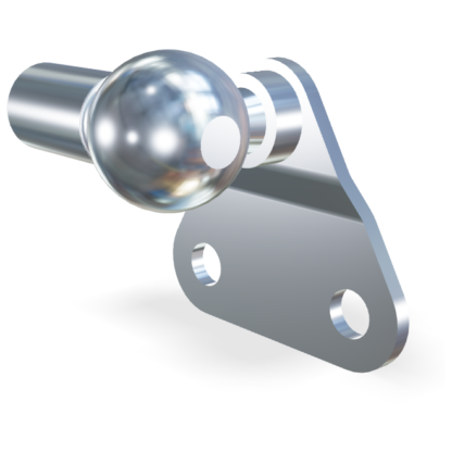 M3.5 Winkelgelenk (18mm) mit Seitenbeschlag