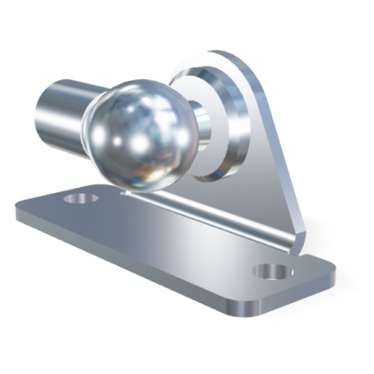 M8 Winkelgelenk (18mm) mit Lagerschuh (max. 800N)