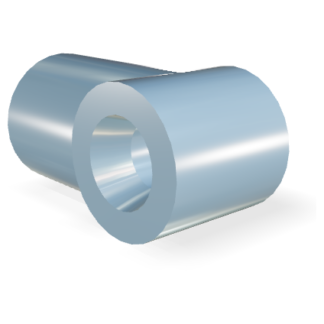 M10 Gelenkauge Kunststoff 21/24mm (Stärke 18mm, Loch 8.1mm) (max. 1450N)