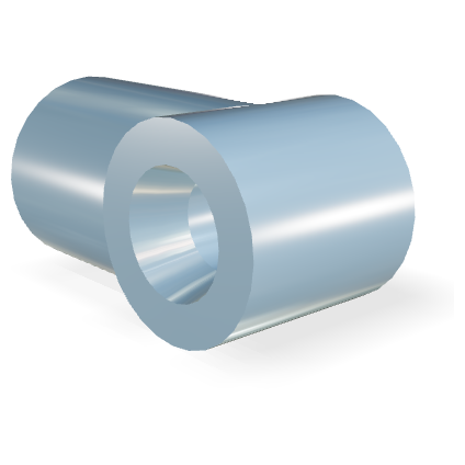 M10 Gelenkauge Kunststoff 21/24mm (Stärke 18mm, Loch 8.1mm) (max. 1450N)