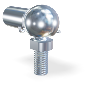 M5 Winkelgelenk 18mm (Kugel mit M5) M5 Winkelgelenk 18mm (Kugel mit M5)