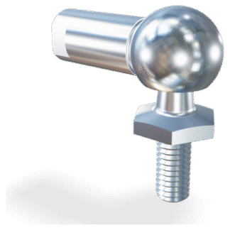 M6 Winkelgelenk Edelstahl 316 V4A (Kugel mit M6)