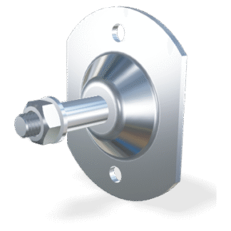 Rundbeschlag 8mm (Max. 1200N)