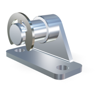 Winkelbeschlag 6mm (max. 180N) Edelstahl 316