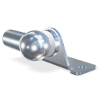 M8 Winkelgelenk (30mm) mit Lagerschuh (Außenseite) max. 600N