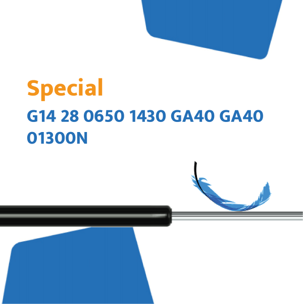 Hahn Gasfeder G14 28 650 1430 GA40 GA40 1300N