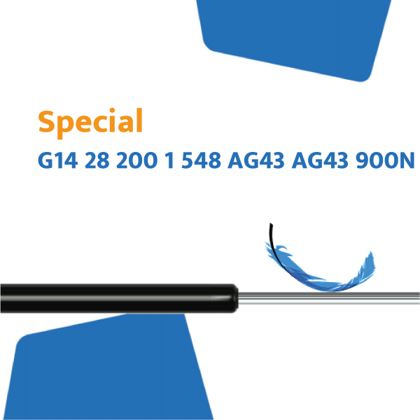 Hahn Gasfeder G14 28 200 1 548 AG43 AG43 900N