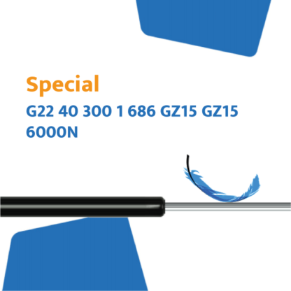 Hahn Gasfeder G22 40 300 1 686 GZ15 GZ15 6000N