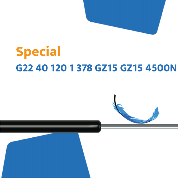 Hahn Gasfeder G22 40 120 1 378 GZ15 GZ15 4500N /5/Si
