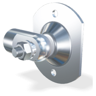 M10 Gelenkauge (27mm) mit Rundbeschlag (max. 1200N)