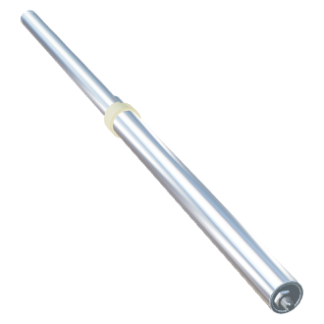 Gasdruckfeder 10-23 Hub 300 Edelstahl 316 V4A mit Blockierrohr