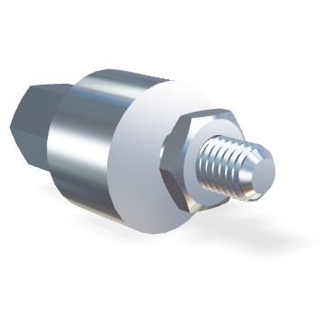 Adapter für Blockierrohr M10 Edelstahl 316 V4A