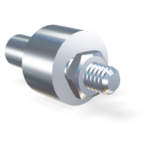 Adapter für Blockierrohr M8 Edelstahl 316 V4A