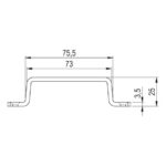 Bügelgriff Stahl (110mm)