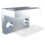 Winkelhalterung für Lagerschuh 14mm