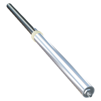 Gasdruckfeder 10-23 Hub 300 mit Edelstahl-Blockierrohr (42mm Verlängerung)