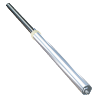 Gasdruckfeder 10-23 Hub 350 mit Edelstahl-Blockierrohr (42mm Verlängerung)