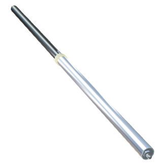 Gasdruckfeder 14-28 Hub 500 mit Edelstahl-Blockierrohr (48mm Verlängerung)